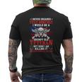 I Never Dreamed That Someday I Would Be A Grumpy Old Veteran Mens Back Print T-shirt