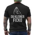 Du Kleine Ficko Italy Gesture T-Shirt mit Rückendruck