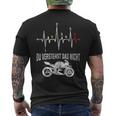 Du Verstehst Das Nicht Motorrad Herzschlag Puls Supersport T-Shirt mit Rückendruck