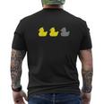 Duck Duck Grey Duck Mens Back Print T-shirt