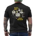 Ducks Get Bread This Bread And Women Men's T-shirt Back Print