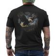 Eagle Bird Mountains Men's T-shirt Back Print