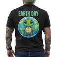 Earth Day Restore Earth Turtle 2024 Men's T-shirt Back Print