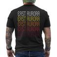 East Aurora Ny Vintage Style New York Men's T-shirt Back Print