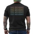 East Providence Rhode Island Pride Vintage State Ri Men's T-shirt Back Print