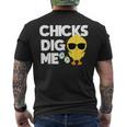 Easter Chicks Dig Me BoysToddler Men Men's T-shirt Back Print