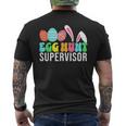 Easter Egg Hunting Supervisor Parents Men's T-shirt Back Print