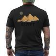Egyptian Pyramids Ancient Egypt Cool Men's T-shirt Back Print