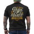 El Mejor Papa Y Abuelo Del Mundo Para Día Del Padre Camiseta Hombre Estampado Espalda