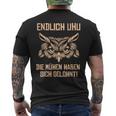 Endlich Uhu Under 100 Kg Diet Slimming Outfit T-Shirt mit Rückendruck