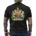 England Crest Flag Souvenir London T-Shirt mit Rückendruck