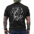 Epagneul Breton Perros Perros Perros Caza Perro Deportrait Camiseta Hombre Estampado Espalda