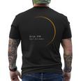 Erie Pa Pennsylvania Total Solar Eclipse April 8 2024 Men's T-shirt Back Print