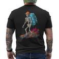 Esqueleto Al Aire Libre Aventuras De Montaña Esqueleto Senderismo Camiseta Hombre Estampado Espalda