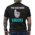 Este Tipo Necesita-Bucks Divertido Este Tipo Para Los Jugadores De Niño Camiseta Hombre Estampado Espalda