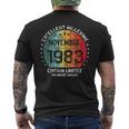 Excellent Millésime Novembre 1983 Anniversaire Unique T-shirt imprimé au dos