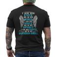 I Am His Eyes He Is My Wings I Am His Daughter My Angel Zip Mens Back Print T-shirt