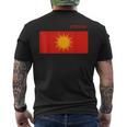 Ezidi Flag Yezidiintage T-Shirt mit Rückendruck