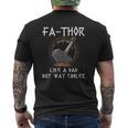 Fa-Thor Fathers Day Fathers Day dad Father Mens Back Print T-shirt