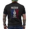 Fahad Name Fahad Eagle Lifetime Member G Mens Back Print T-shirt