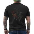 Fantasy Dragon Wings Flag Dragon Tribal Tattoo T-Shirt mit Rückendruck