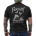 Fantasy Reader Romance Reader Bookish Bibliophile Men's T-shirt Back Print