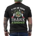 FarmIf You Ate Today Thank A Farmer Men's T-shirt Back Print