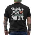 Father And Son Best Friends For Life Lovers Dad Father's Day Mens Back Print T-shirt