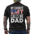 My Favorite Emt Calls Me Dad Emt Father Men's T-shirt Back Print