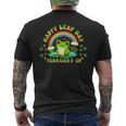 February 29Th Leap Day Frog Cute Matching Leap Year 2024 Men's T-shirt Back Print