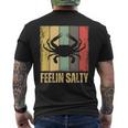 Feelin Salty Maryland Crab Retro Vintage Men's T-shirt Back Print