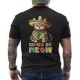 Feliz Cinco De Meow Mexican Cat Fiesta 5 De Mayo Men's T-shirt Back Print