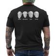 Filósofos Estoicos Aurelio Sócrates Séneca Epictetus Camiseta Hombre Estampado Espalda