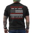 Firefighter Family Men's T-shirt Back Print