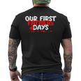 Our First Father's Day 2024 Men's T-shirt Back Print