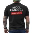 Franke Franken Frankenland Bayern Fränkisch Dialect T-Shirt mit Rückendruck