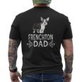Frenchton Dad Dog Dad Frenchton Daddy Mens Back Print T-shirt