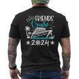 Friends Cruise 2024 Matching Vacation Group Trip Party Girls Men's T-shirt Back Print