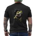 Frog Wall Animal Lovers Frog Men's T-shirt Back Print