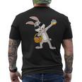 Frohe Oster Happy Easter T-Shirt mit Rückendruck