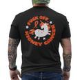 Fuck Off Kidney Cancer With Unicorn Men's T-shirt Back Print