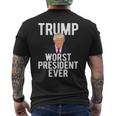 Funk Fck F Donald Trump Impeach President Anti Republican Men's T-shirt Back Print