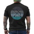 Archery Bowhunter Bow And Arrow Archer Retro Vintage Men's T-shirt Back Print