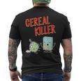 Cereal Killer Food Graphic Novelty Men's T-shirt Back Print