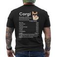 Corgi Facts Nutrition Cardigan Pembroke Corgi Mom Men's T-shirt Back Print