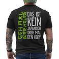 Das Ist Kein Japanisch Dreh Mal Den Kopf German T-Shirt mit Rückendruck