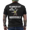 Der Nordische Gott Der Impatient T-Shirt mit Rückendruck