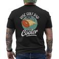Disc Golf Player Saying Father Daddy I Disc Golf Dad Mens Back Print T-shirt