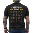 Driving Warning Signs 101 Auto Mechanic Driver Men's T-shirt Back Print