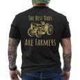 Farming The Best Dads Are Farmers Tractor Men's T-shirt Back Print